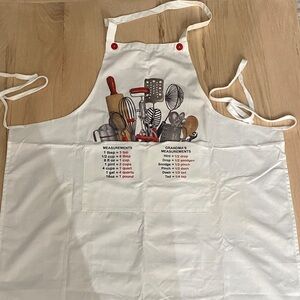 Grandma’s Kitchen Apron with Cooking Utensil Design